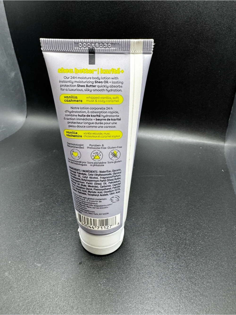 5/$25 NWT eos 24H Moisture Lotion - Vanilla Cashmere Travel Size 2.5oz